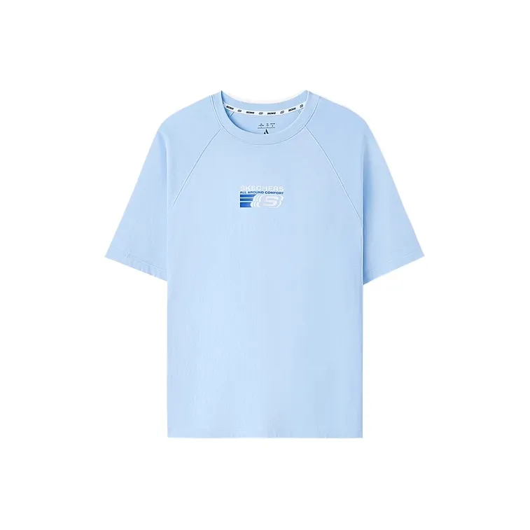 Skechers T Shirt Men's Sky Blue 016M-0