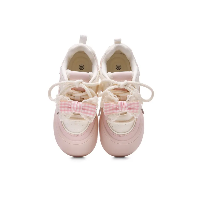 Lovely You Abrasion Resistant Lightweight Cushioning Low Top Skateboard Shoes Women's-3