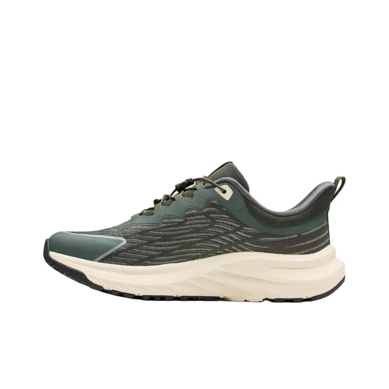 Clarks Enford Go Low Top Casual Shoes Men's Khaki Green-1