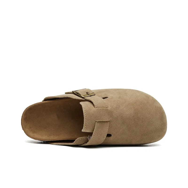H2 Rubber Sole Quiet, Odor Resistant, Abrasion Resistant Closed Toe Slippers Unisex-4