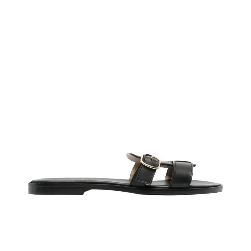 DOUCAL'S Fibbia Buckle detail Leather Sandals Women's-1