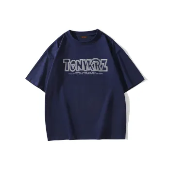 TONYKRZ T Shirts Unisex Navy Blue