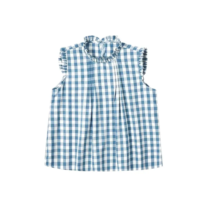 DOKZB T Shirts Women's Light Blue-0