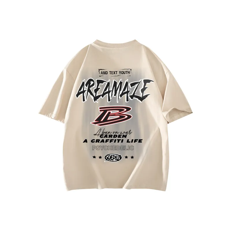 SOIE T-Shirts Unisex Light Beige Apricot-0