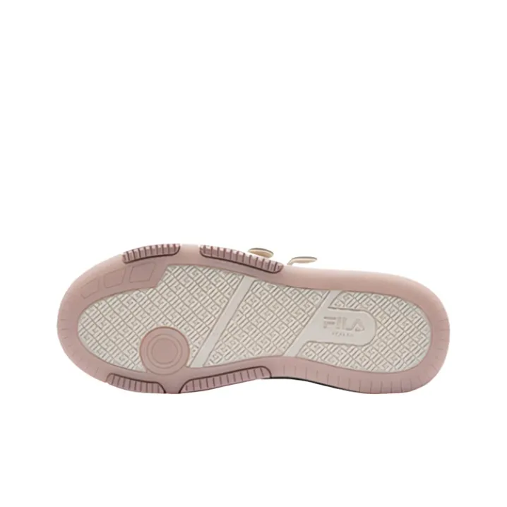 FILA FUSION BANK III Low Top Skateboard Shoes Women's Silver Pink Purple-4