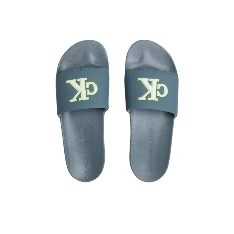 CKJ CALVIN KLEIN JEANS Slide Slippers Men's Blue-3