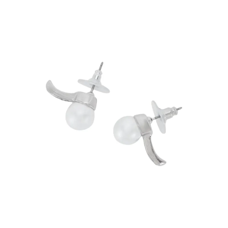 KENNETH JAY LANE Acrylic Earrings Women's White-1