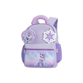 MESUCA Disney, Collaboration Polyester Backpack Medium Size Kids' Purple Icy Snow/Blue Icy Snow/Blue Red Spider Man