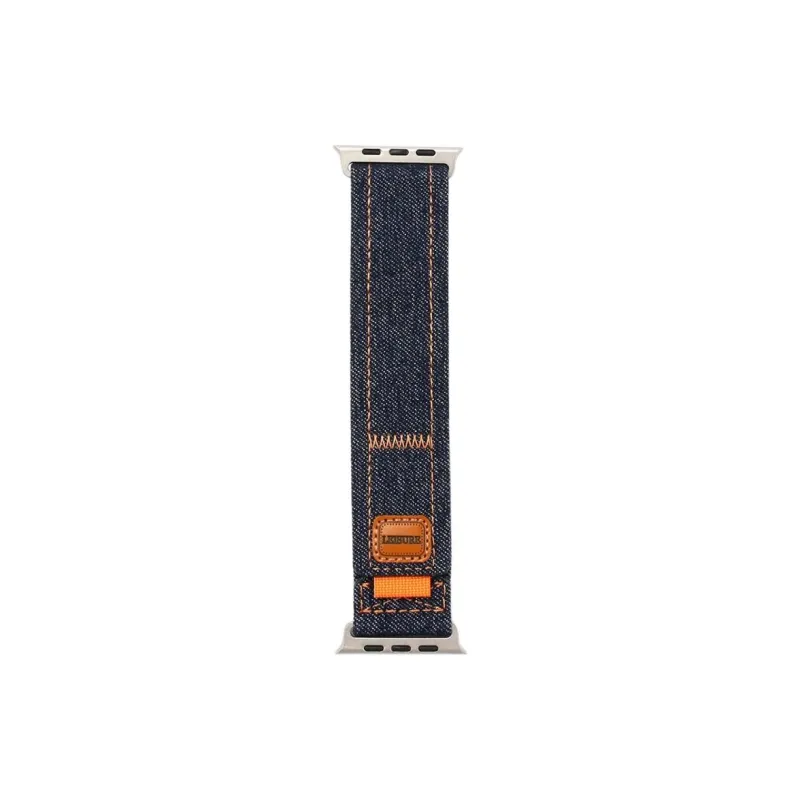 KVZUVUU Apple Compatibility Watch Band 204mm Denim Material-10