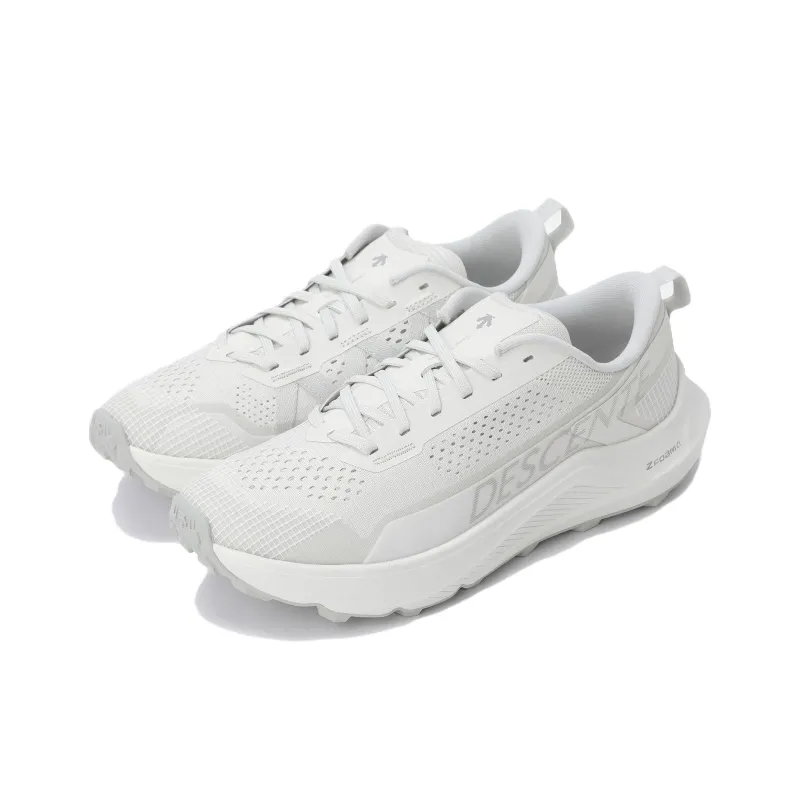 DESCENTE Somat Anti Slip Wear Resistant Low Top Running Shoes Unisex White-1