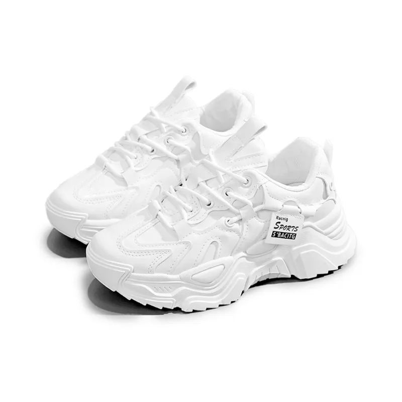 Gai Renpu Slip Resistant, Abrasion Resistant, Breathable Low Top Chunky Sneakers Women's-5