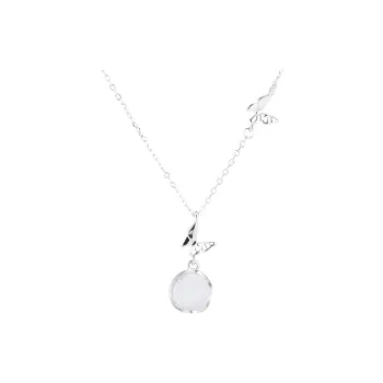 Bubble Scallops Chalcedony Jade Necklaces Women's
