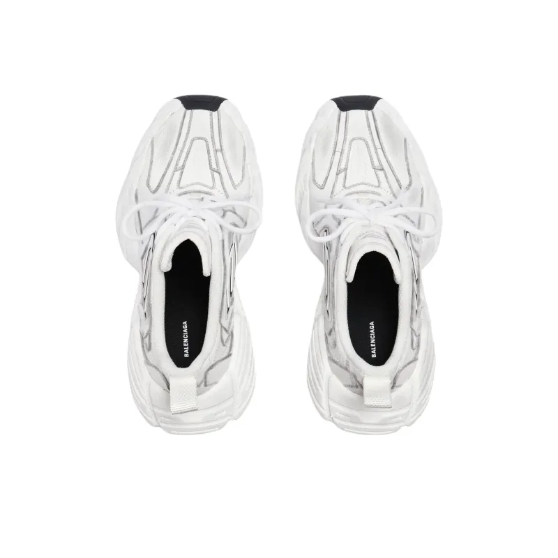 Balenciaga Monday Slim Heel High Heels 8.5cm Women's White-4