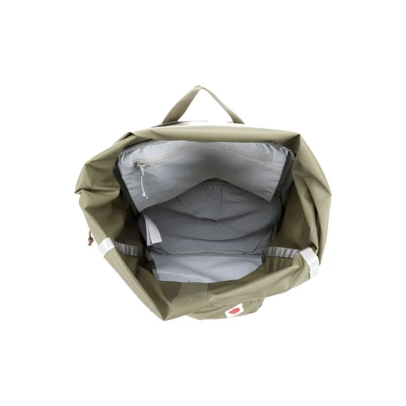 Fjallraven Nylon Fabric Backpack Unisex Olive Green-2