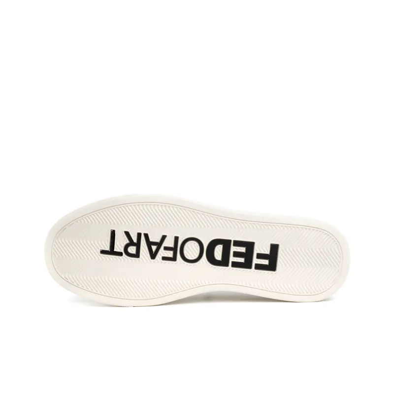 FED Low Top Skateboard Shoes Men's White-5