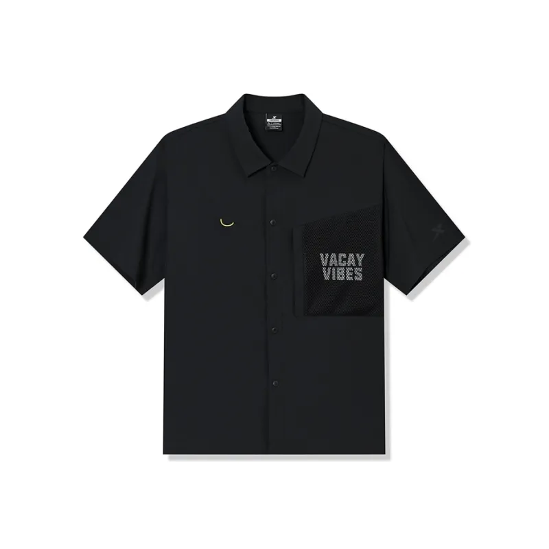 XTEP Polo Shirt Men's Jet Black-0