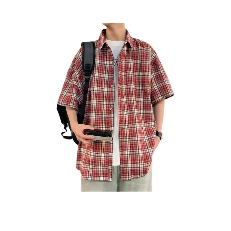 Izexx Shirts Unisex Red Plaid-0