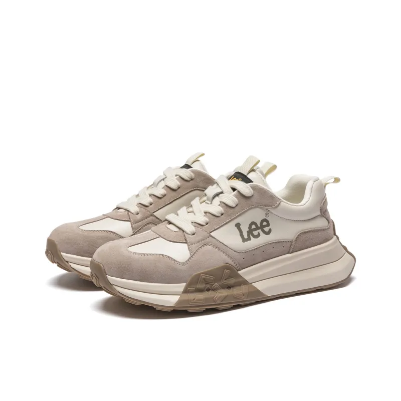 Lee Casual Shoes Men Low Top Khaki/Black White-2
