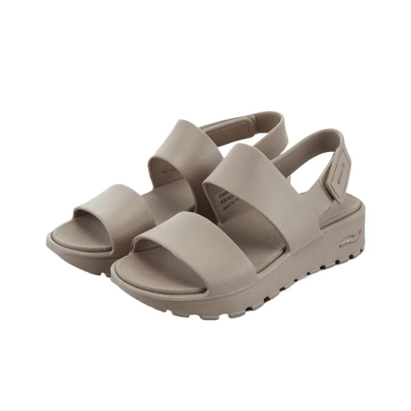 Skechers ARCH FIT FOOTSTEPS One Strap Sandals Women's Brown-3