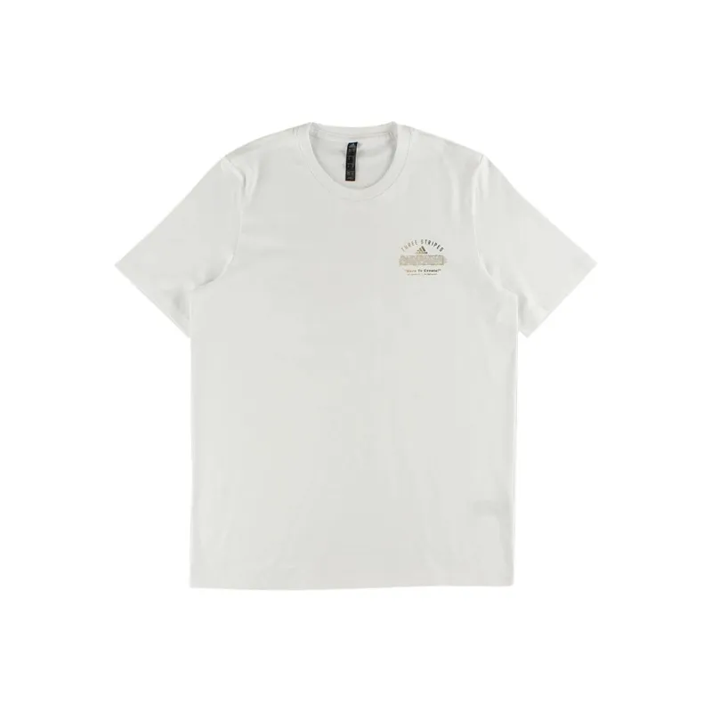 Adidas Clothing T Shirts Men White-0