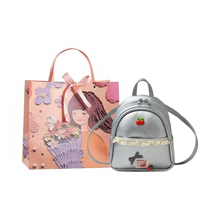 PARK DANCE PU Carry Backpack Women's Multicolor-2