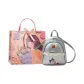 Silver+Shopping Bag
