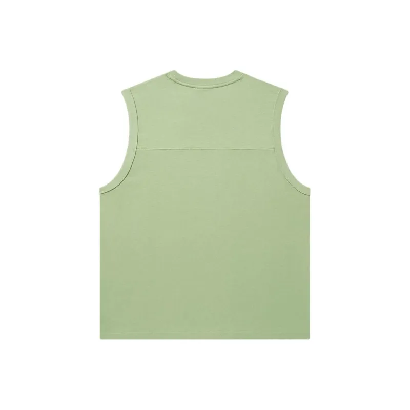 COVERNAT Tank Tops Unisex Light Green-1
