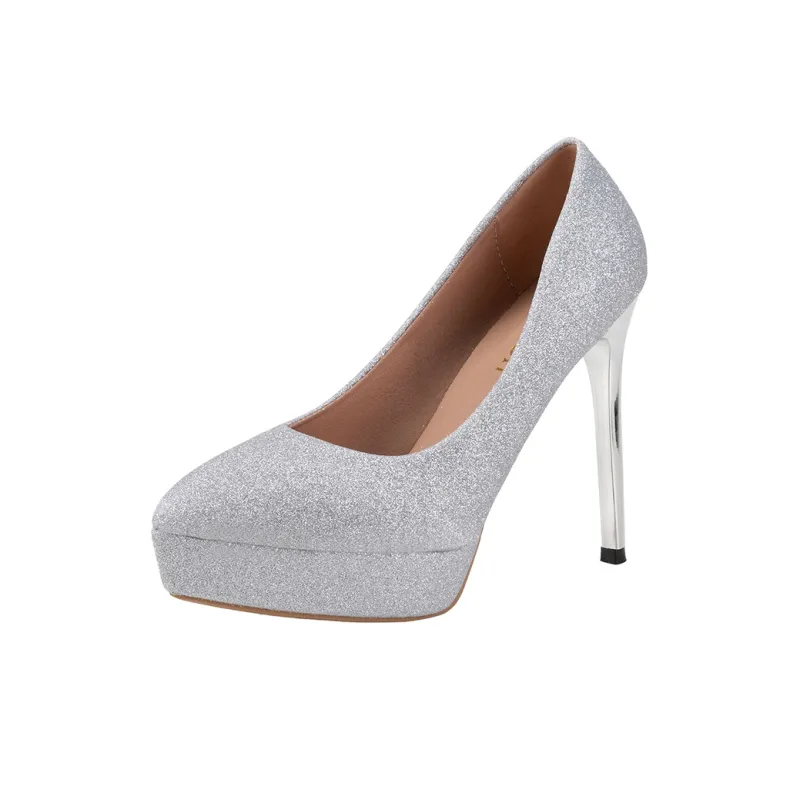 Dawei's House Slim Heel High Heels Women's-6