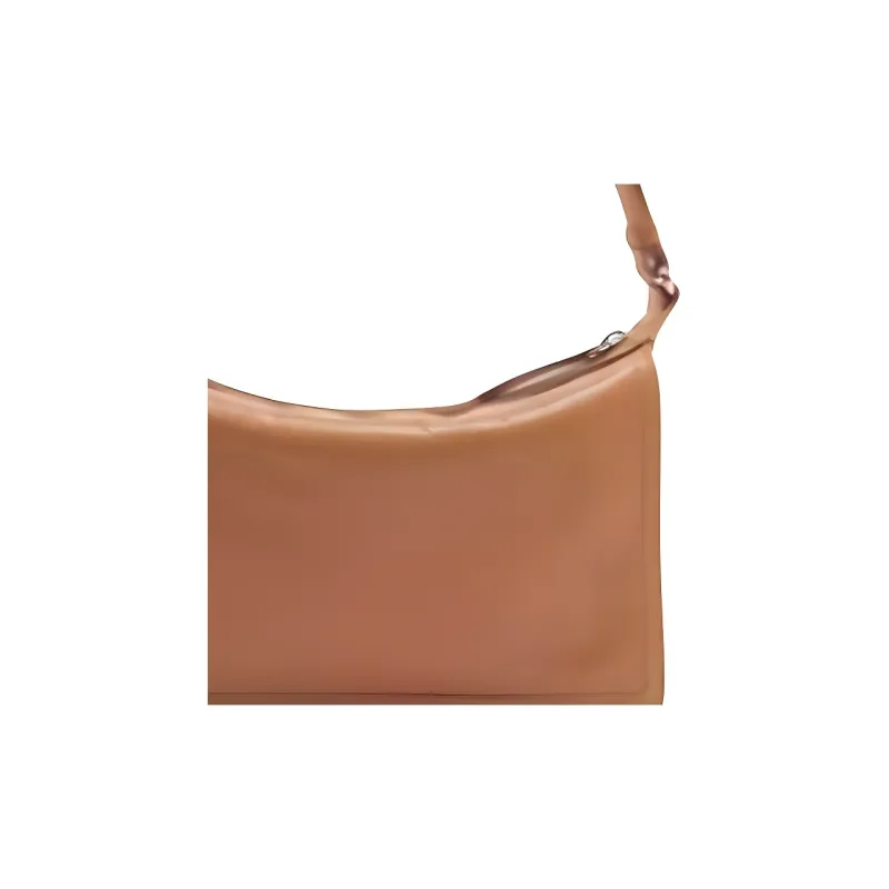 BAMPO Cow Head Leather Crossbody Bag Shoulder Bag Small Size Women's Caramel-3