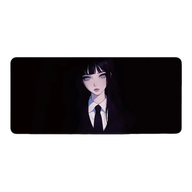DANYIN Premium Black Hinata Hyuga Naruto Extra Large Anime Esports Office Computer Keyboard Thick Table Mats Mouse Pads-8