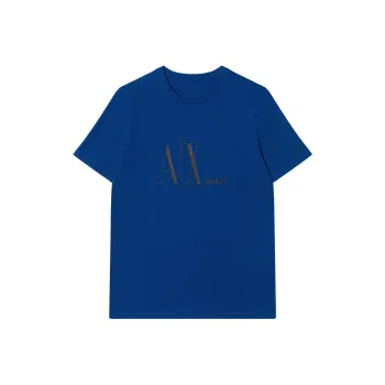 ARMANI EXCHANGEAE SS22 T Shirt Men's Ultramarine Blue Color