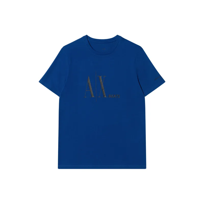 ARMANI EXCHANGEAE SS22 T Shirt Men's Ultramarine Blue Color-0