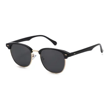 JEKA Metal Oval Sunglasses Unisex