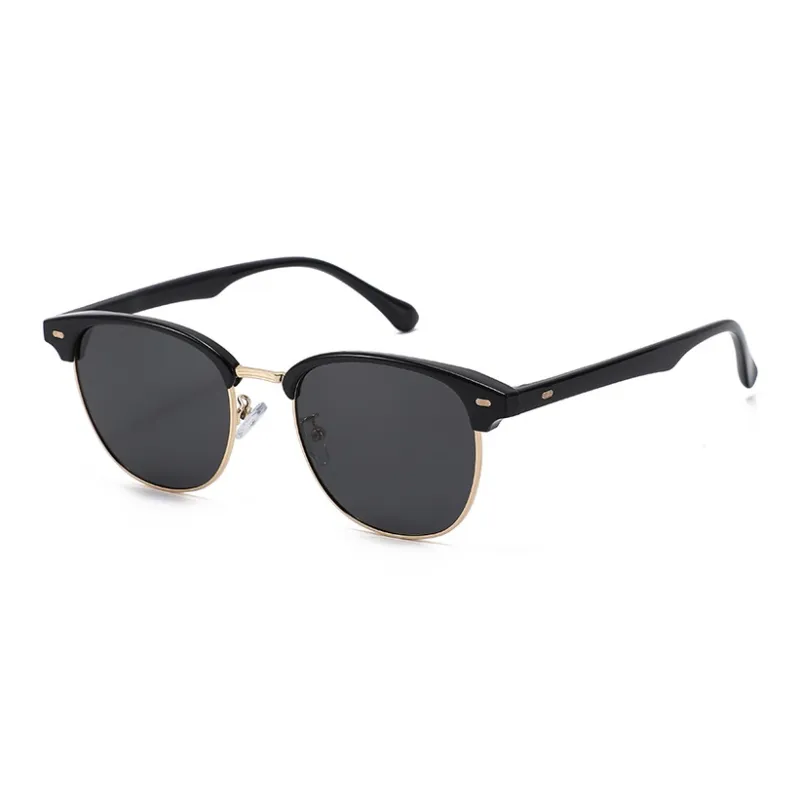 JEKA Metal Oval Sunglasses Unisex-0