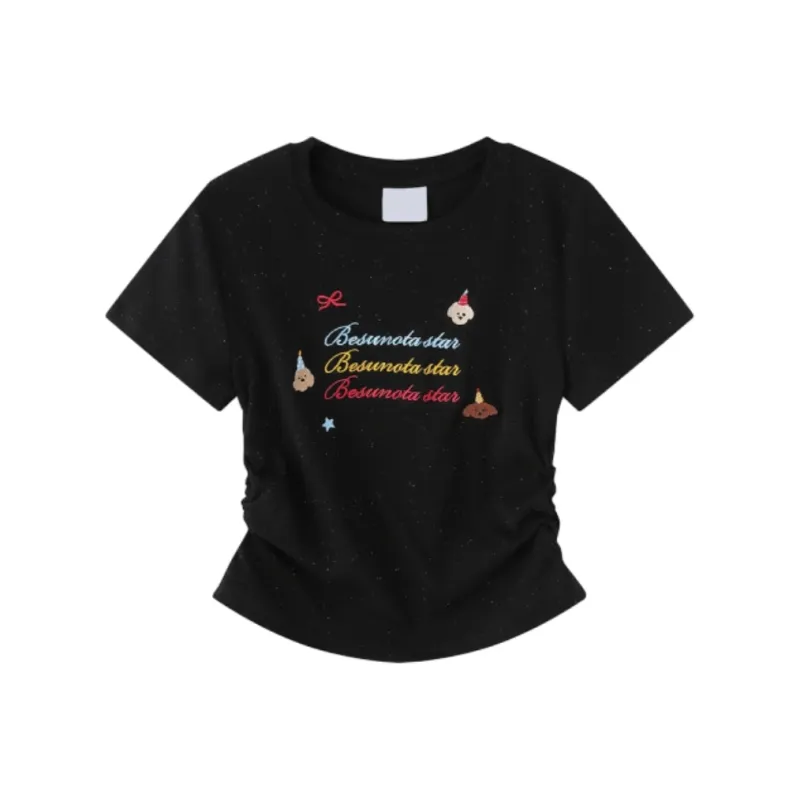 Gentle Welcome Set in Sleeve T Shirt Women's-0