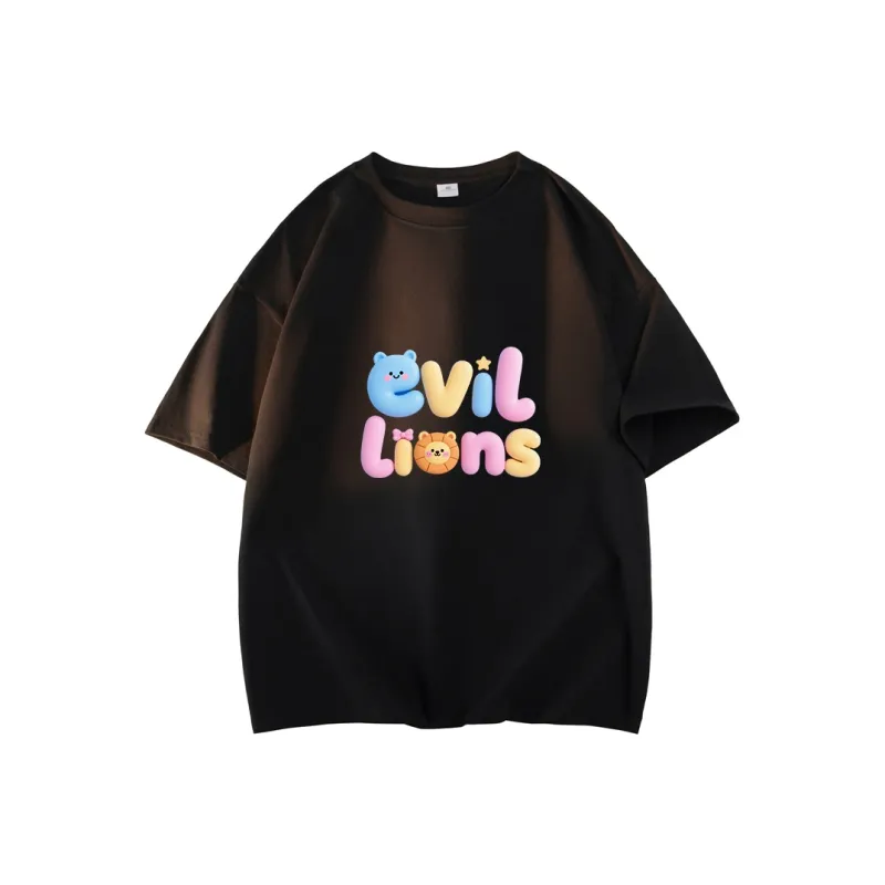 Evil Lions T Shirts Unisex-4