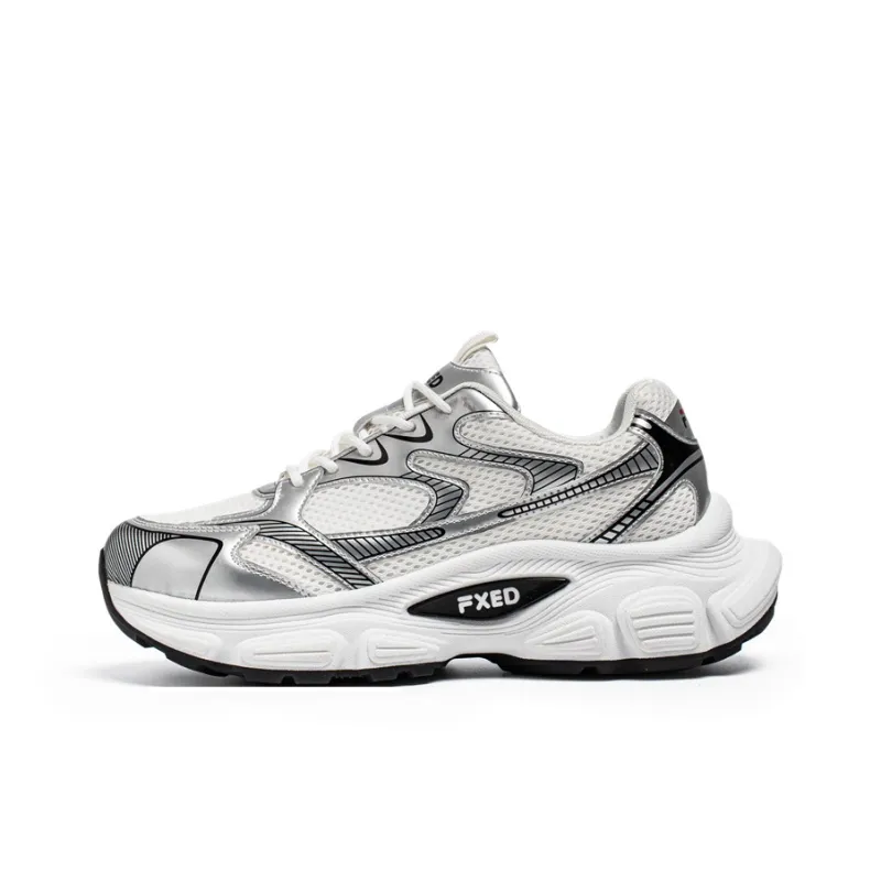 JANECO Slip Resistant, Abrasion Resistant, Breathable Low Top Chunky Sneakers Men's-12