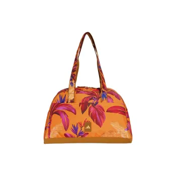 Adidas FARM Collaboration Polyester Bowling Bag, Handbag Women's Gold & Multicolor