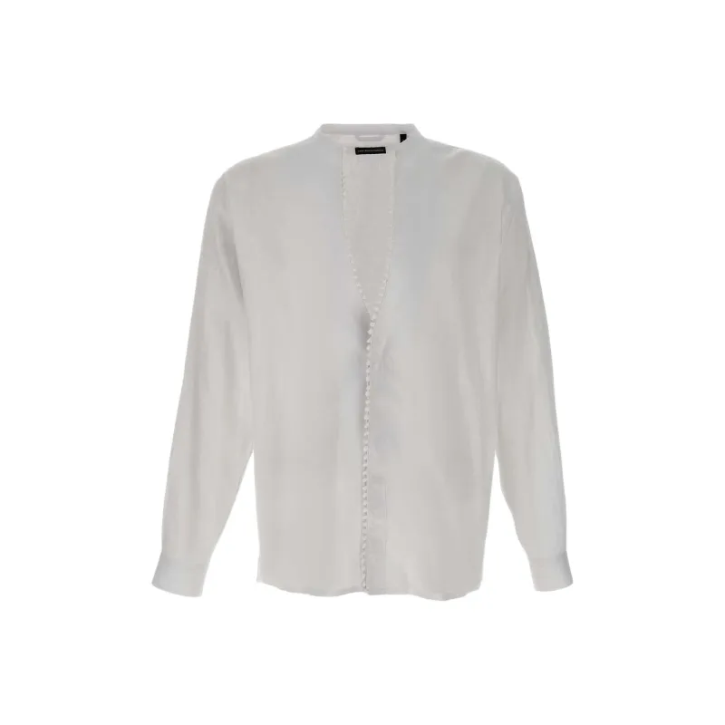 EMPORIO ARMANI V neck Shirt-0