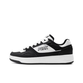 PEAK State Pole Skateboard Shoes Men Low Top Black, Ivory