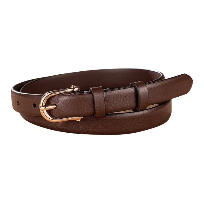 ROBINHOOD Top Grain Cow Leather Belts Women's 2cm-5