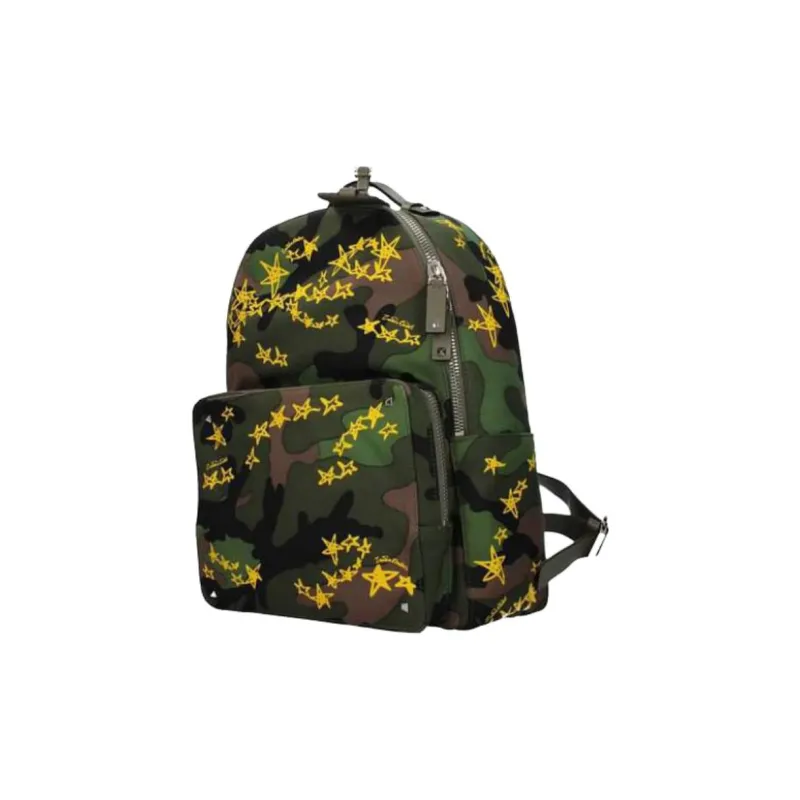 Valentino Denim Backpack Regular Men's Green-1