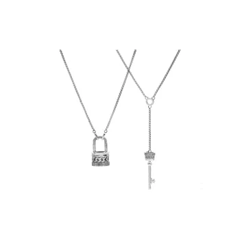 Ah Bo Ci De 925 Sterling Silver Necklaces Unisex