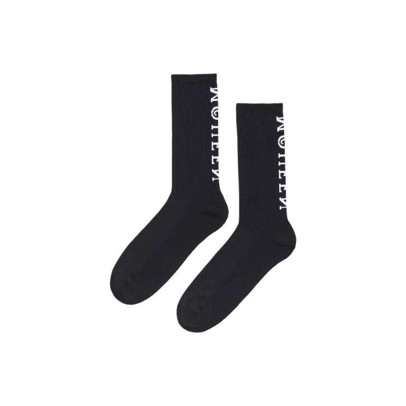 Alexander McQueen Mid Calf Socks Men's 1 Pack Black-0