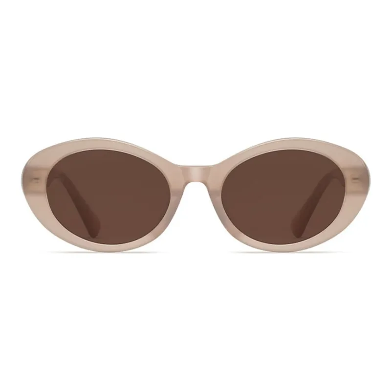 CAPONI Plate Frame Cat Eye Sunglasses Unisex-1