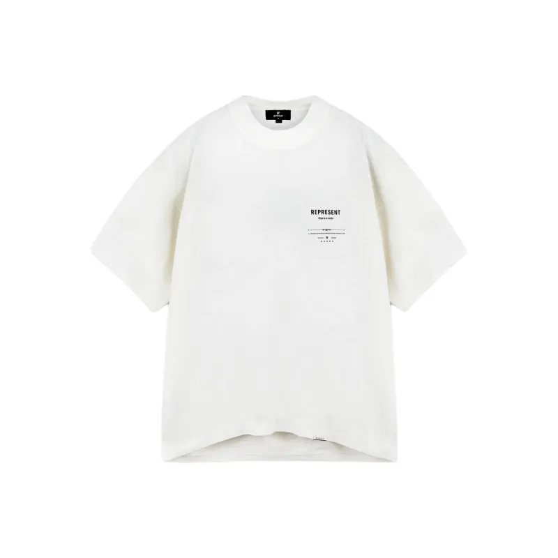 REPRESENT T Shirts Men White-1