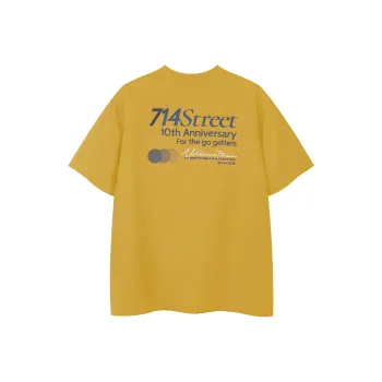 714STREET Skin Friendly, Comfortable, 250G Heavyweight, 100% Cotton, Short Sleeved Shirt T Shirt Unisex