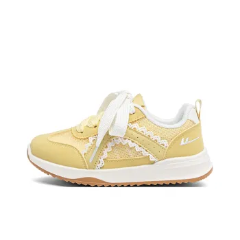 Warrior Cushioning And Breathable Low Top Casual Shoes Women's Yellow