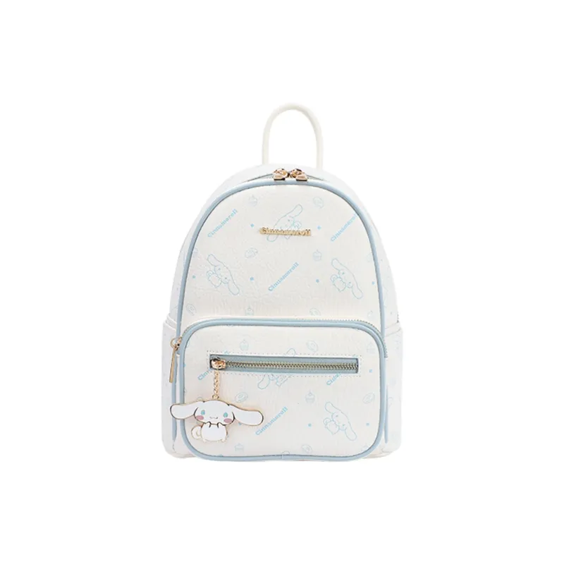 MESUCA Synthetic Leather Backpack Women's Cinnamoroll Blue White-1