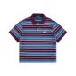 Blue Red Stripes Cropped